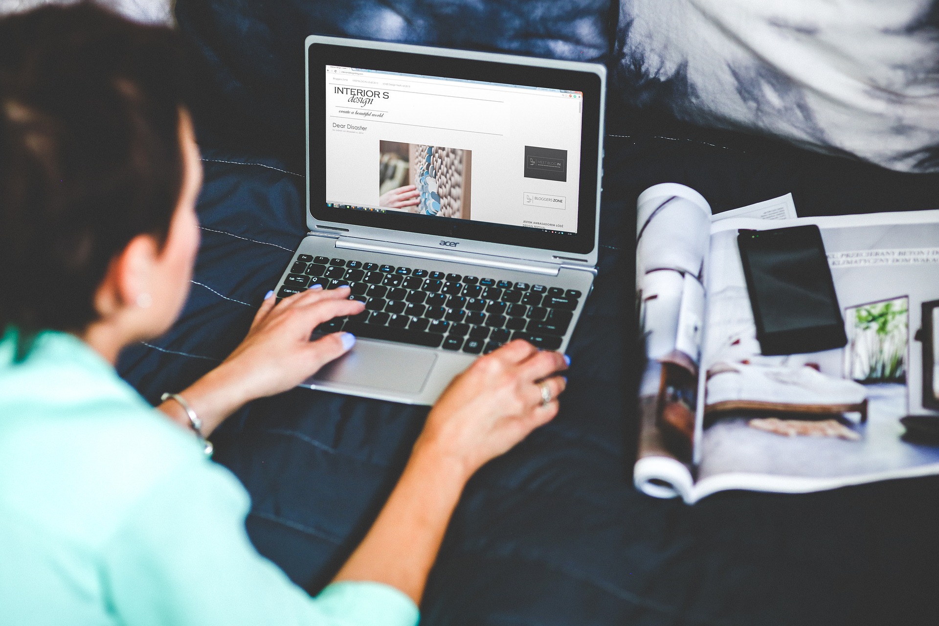 Woman on laptop