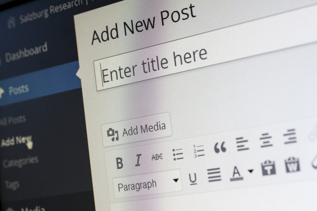 Adding a post in WordPress