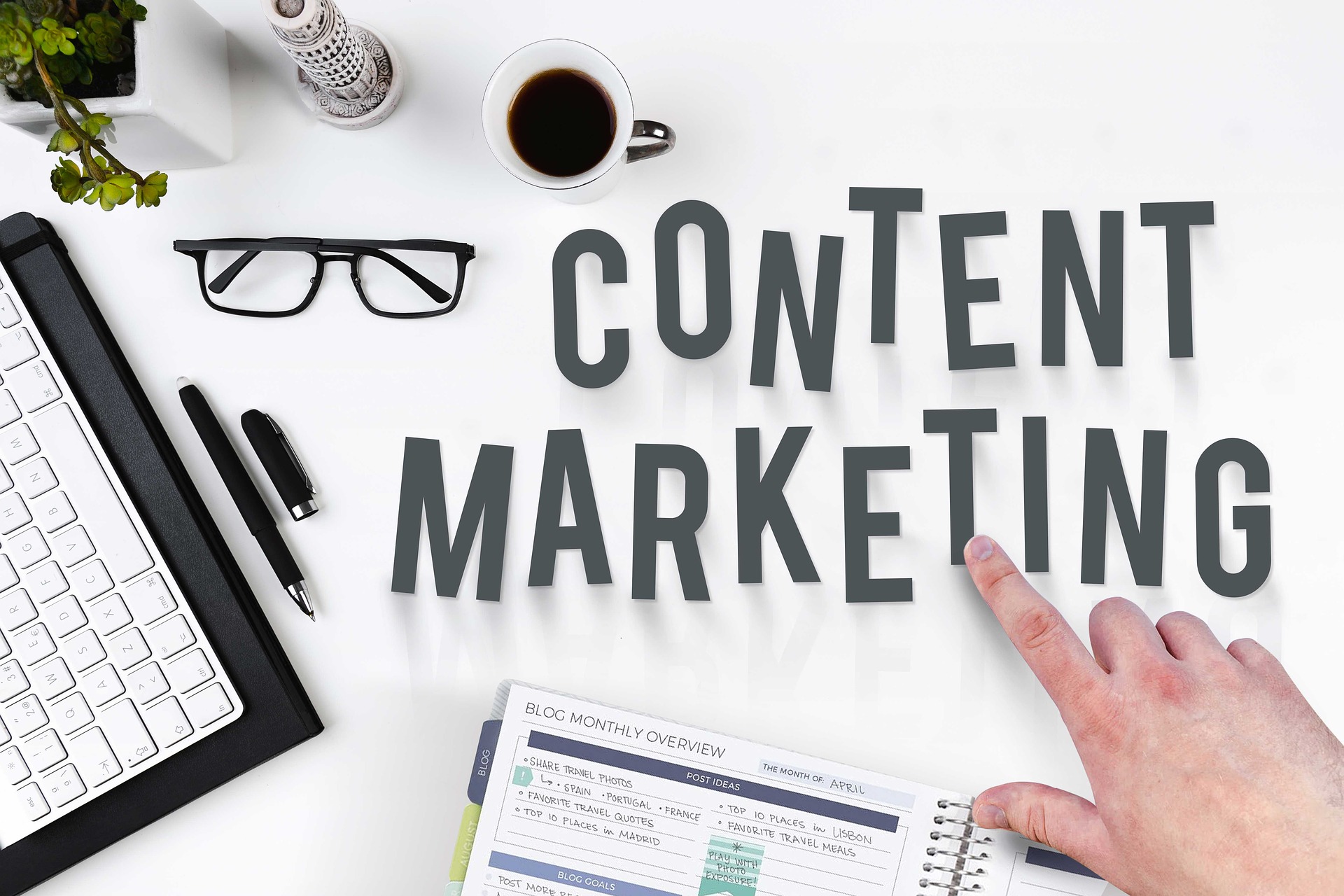 Content marketing graphic