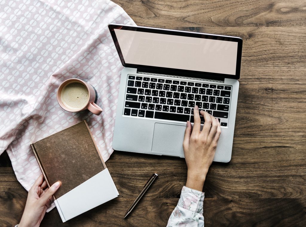 woman on laptop