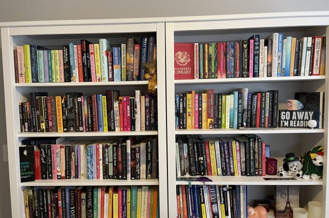 Books on a bookshelf