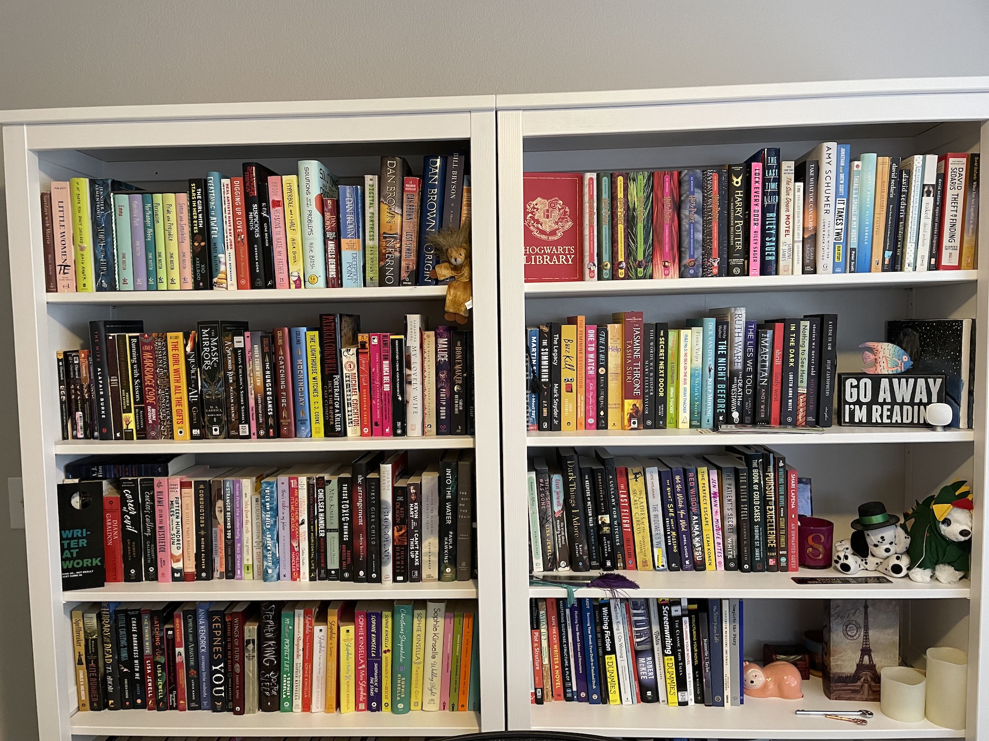 Books on a bookshelf